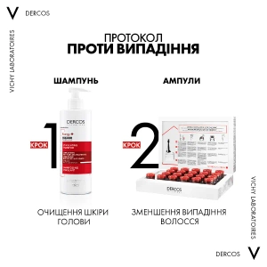 Засіб проти випадіння волосся Vichy Dercos Aminexil Clinical 5 комплексної дії для жінок 21 х 6 мл