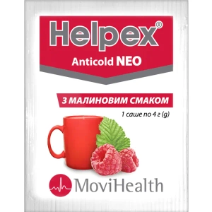 Хелпекс Антиколд Нео порошок для орального розчину саше 4 г з малиновим смаком №10