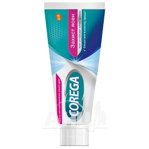 Крем для фіксації зубних протезів Корега захист ясен 40 мл