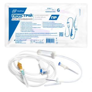 Система для вливания кровезаменителей и инфузионных растворов MP MedPlast ПР 21-01