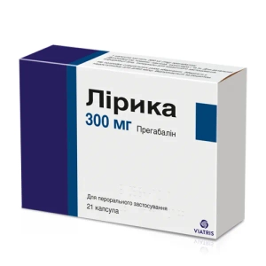 Лирика капсулы 300 мг №21