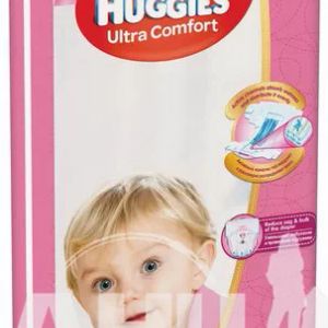 Підгузки дитячі гігієнічні Huggies Ultra Comfort 4 girl №50