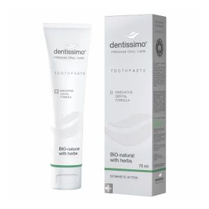Зубна паста Dentissimo bio-natural with herbs 75 мл