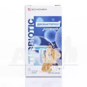Турбіотік Дисбактеріоз дитячий краплі 10 мл