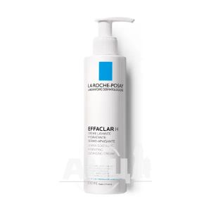 Очищающий успокаивающий увлажняющий крем-гель La Roche Posay Еффаклар Н для жирной проблемной кожи 200 мл