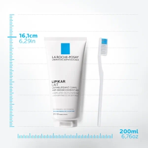 Молочко ліпідовідновлююче La Roche Posay Ліпікар Лайт для сухої та дуже сухої шкіри тіла немовлят, дітей та дорослих 200 мл