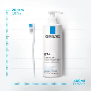 Молочко ліпідовідновлююче La Roche Posay Ліпікар Лайт для сухої та дуже сухої шкіри тіла немовлят, дітей та дорослих 400 мл