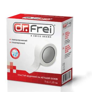Пластырь медицинский на нетканой основе Dr.Frei 5 м х 1,25 см