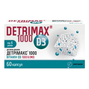 Детримакс капсулы 1000 ме №60