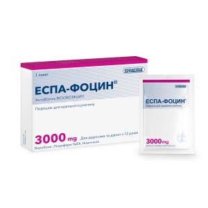 Еспа-Фоцин порошок для приготування розчину для перорального застосування 3000 мг пакет 8 г