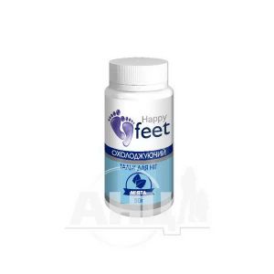 Тальк для ног охлаждающий Happy Feet мята 50 г