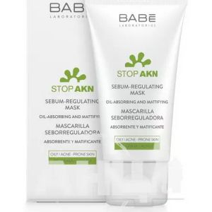 Себорегулирующая маска Laboratorios Babe Stop AKN с белой глиной 50 мл