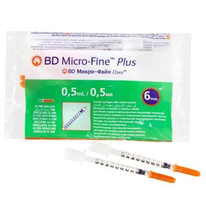 Шприц инсулиновый Micro-Fine 0,5 мл u-100+31g №1