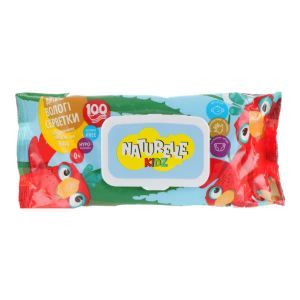Влажные салфетки детские Naturelle Kidz алоэ №100