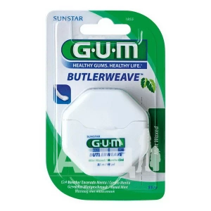 Зубна нитка GUM Butlerweave м'ята 55 м
