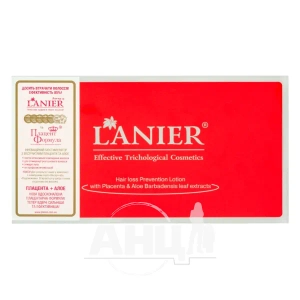 Лосьон Lanier с плацентой и экстрактом алоэ барбаденсис против выпадения волос 10 мл №12