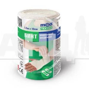 Бинт еластичний медичний Medtextile середньої розтяжності 1,5 м х 10 см