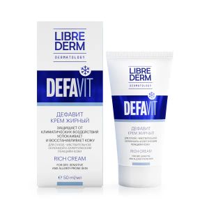 Крем Librederm Дефавит восстанавливающий и успокаивающий витаминный 50 мл