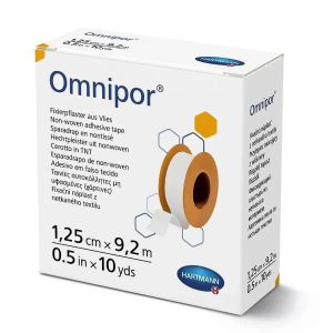 Пластир фіксуючий з нетканого матеріалу Omnipor 1,25 см х 9,2 м №1