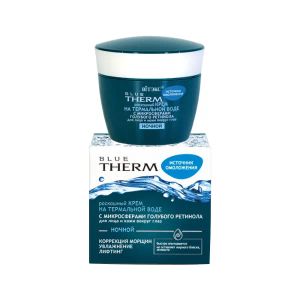 Крем для лица и кожи вокруг глаз Витэкс Blue Therm ночной 45 мл