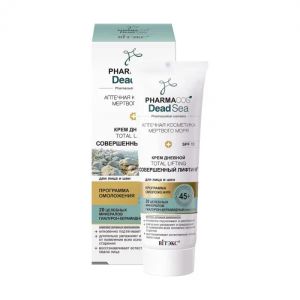 Крем дневной 45+ для лица и шеи SPF15 Витэкс Pharmacos Dead Sea 50 мл