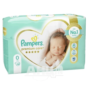 Підгузки Pampers Premium Care Newborn 0 0-3 кг №30