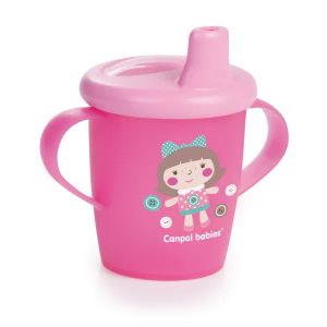 Кружка-непроливайка Canpol babies 31/200 розовая 250 мл