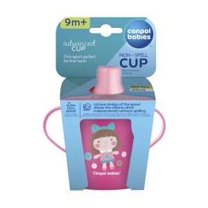 Кружка-непроливайка Canpol babies 31/200 розовая 250 мл