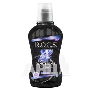 Ополіскувач для порожнини рота R.O.C.S. black edition відбілюючий 250 мл