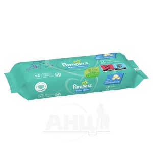 Детские влажные салфетки Pampers Baby Fresh Clean №52