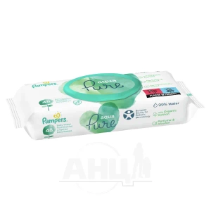 Детские влажные салфетки Pampers Aqua Pure №48