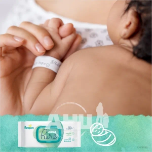 Детские влажные салфетки Pampers Aqua Pure №48