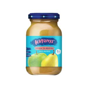 Фруктове пюре Карапуз груша, яблуко 200 г