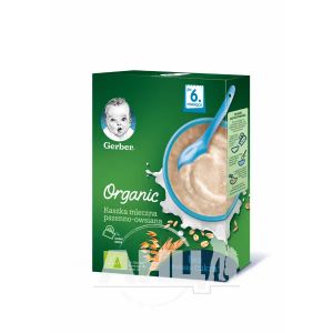 Каша Gerber Organic молочна пшенично-вівсяна 240 г