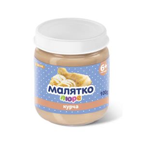 М'ясне пюре Малятко курча 100 г