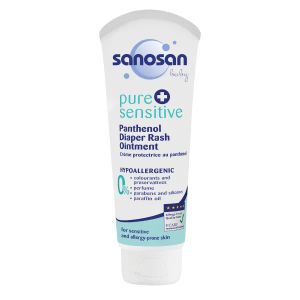 Детский крем Sanosan Pure & Sensitive гипоаллергенный от опрелостей с пантенолом 100 мл