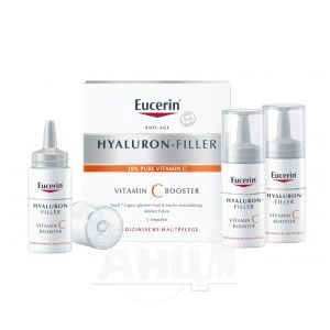 Сыворотка Eucerin Hyaluron-Filler с витамином С бустер ампулы 8 мл №3