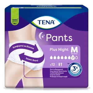 Підгузники-трусики для дорослих Tena pants plus night medium №12