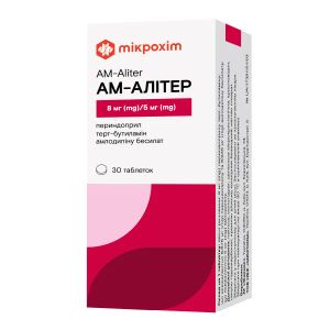 АМ-Алітер таблетки блістер 8 мг/5 мг №30