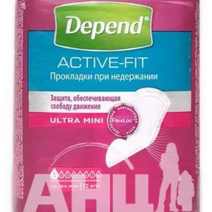 Урологические прокладки Depend ultra mini №12