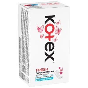 Щоденні прокладки Kotex Normal Deo №56