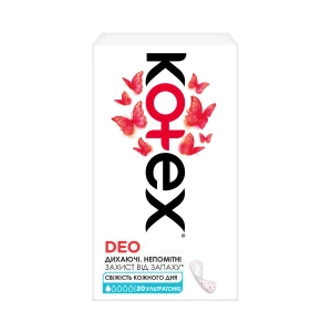 Прокладки щоденні Kotex Ultraslim Deo №20