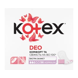 Щоденні прокладки Kotex Normal Deo + №56