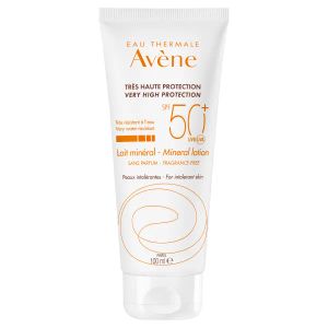 Солнцезащитное молочко минеральное Avene SPF50+ для гиперчувствительной кожи 100 мл