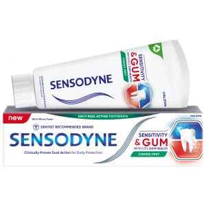 Зубная паста Sensodyne чувствительность зубов и защита десен 75 мл