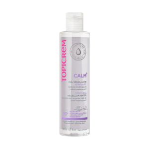 Вода мицеллярная Topicrem Calm+ успокаивающая для снятия макияжа и очищения кожи лица, зоны вокруг глаз и шеи 200 мл