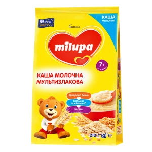 Молочная сухая каша Milupa мультизлаковая 210 г