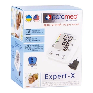 Тонометр автоматический Paramed Expert-X с адаптером