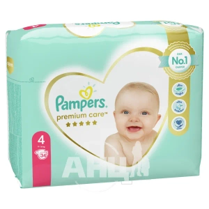 Подгузники Pampers Premium Care Maxi 4 (9-14кг) №34