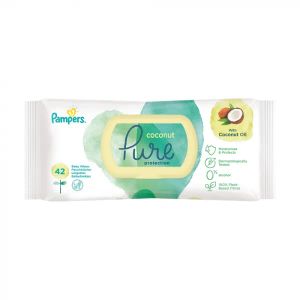 Детские влажные салфетки Pampers Pure Coconut №42